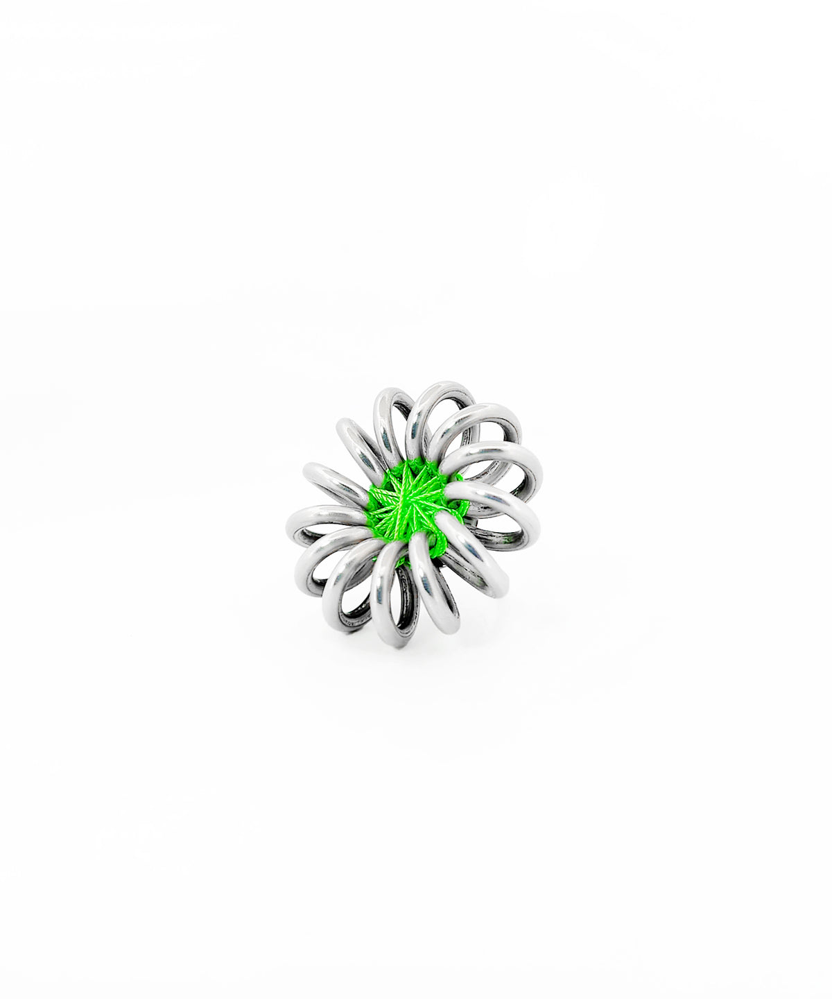FUN FLOWER ring 【Neon green】
