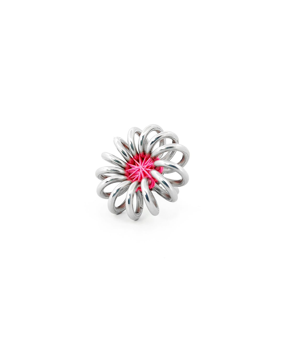 FUN FLOWER ring 【Neon pink】