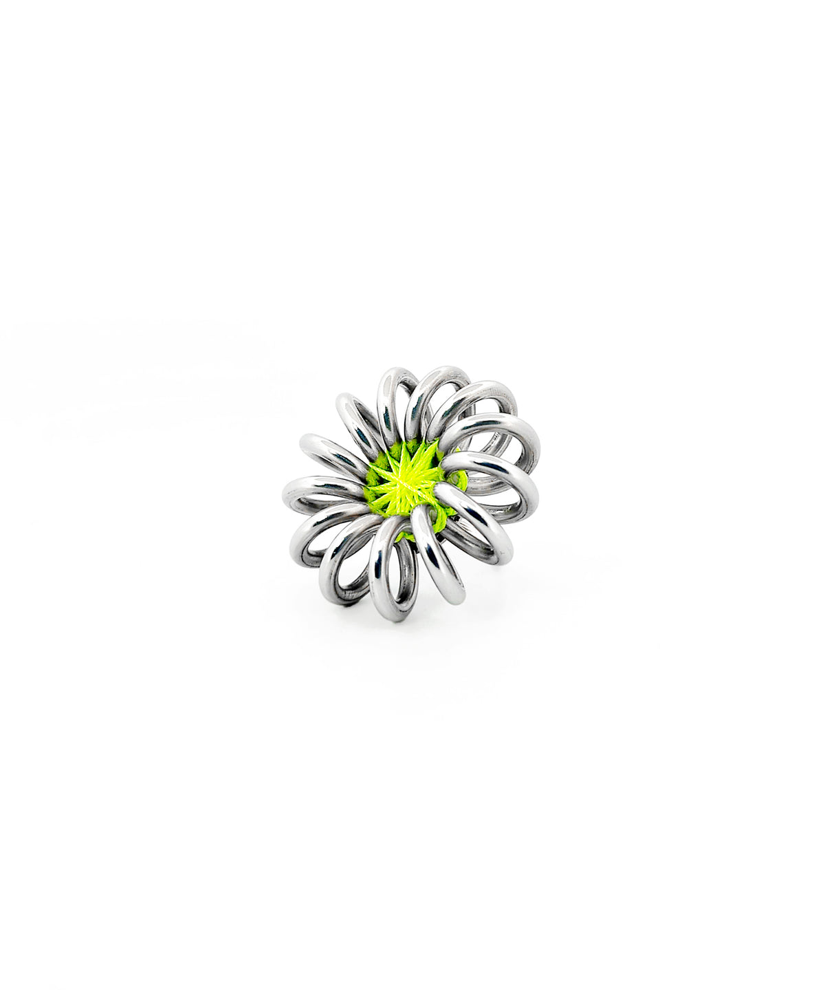 FUN FLOWER ring 【Neon yellow】