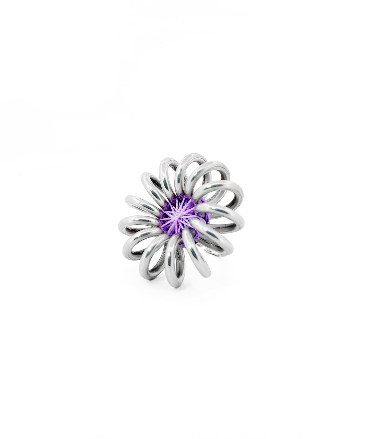 FUN FLOWER ring 【Purple】