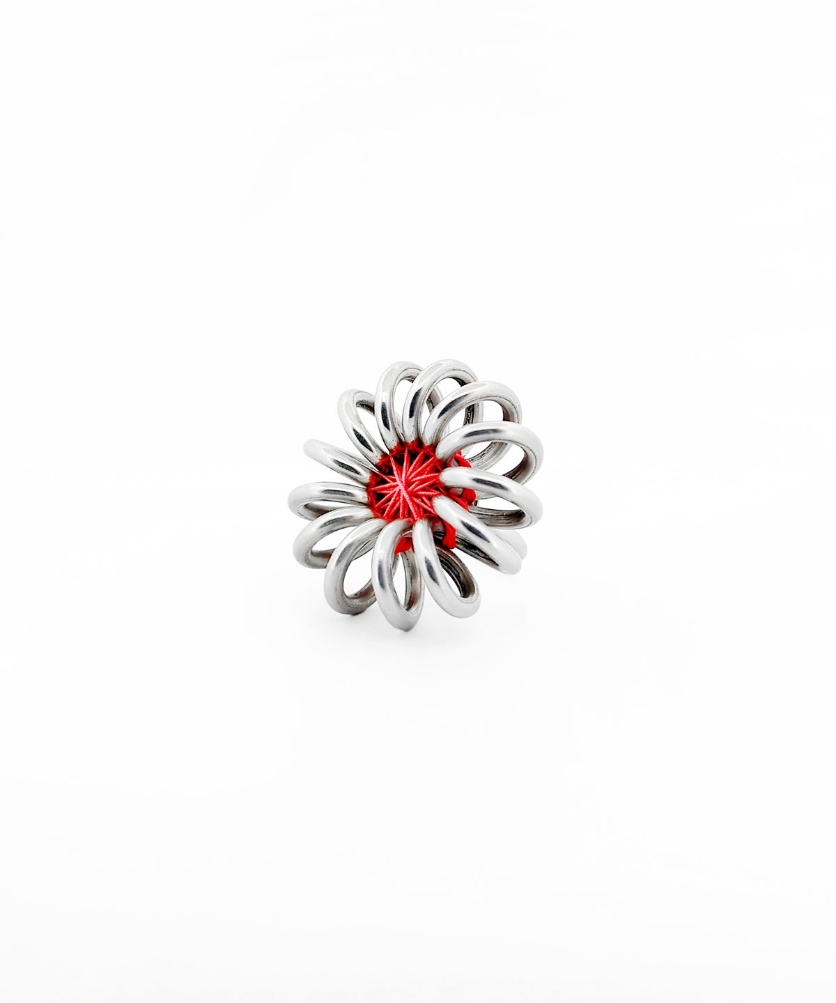 FUN FLOWER ring 【Red】