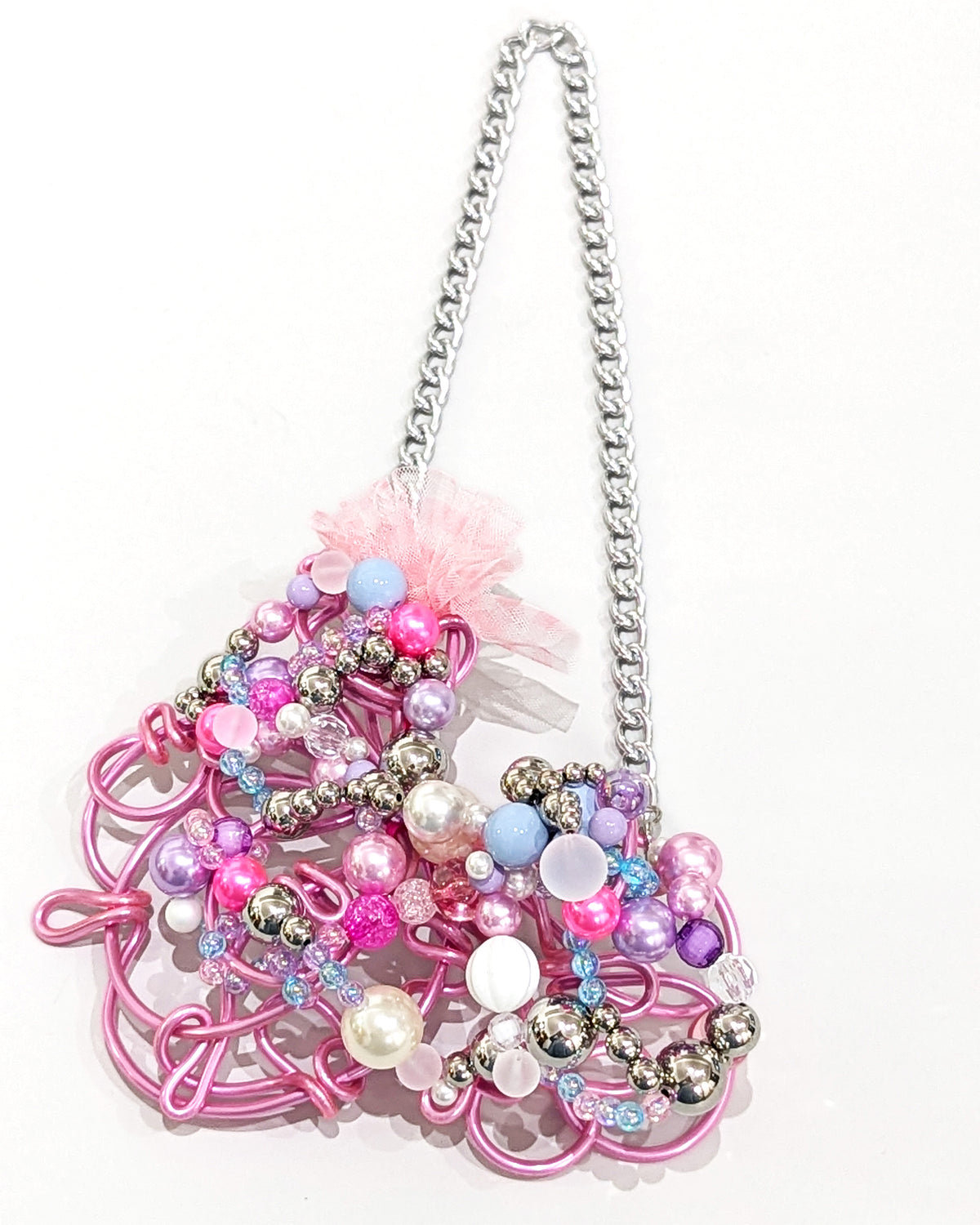 UCHU VIVID necklace 08 PK_SLV